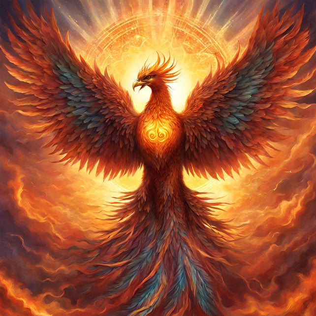 The Divine Phoenix Rising Tarot